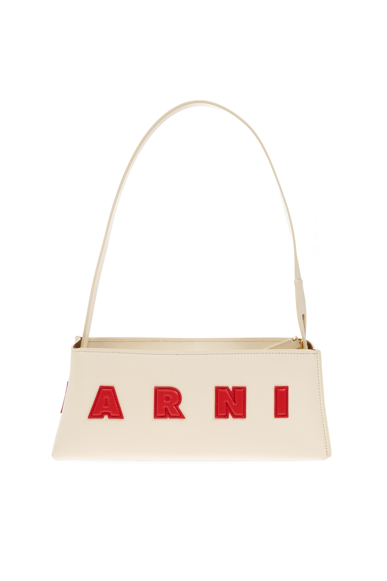 Cream Shoulder bag with logo Marni - Vitkac AS